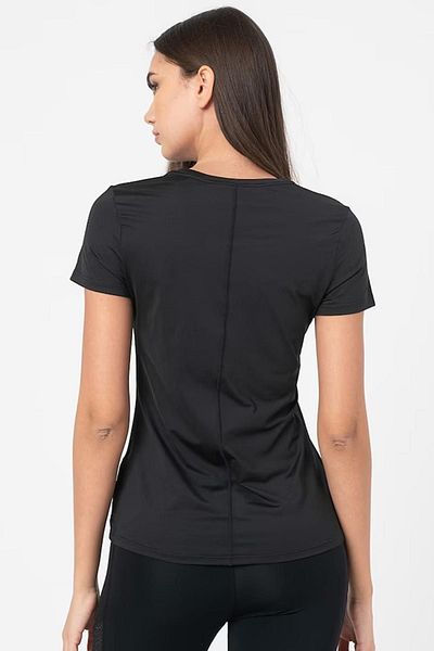 Nike Dri Fit Training One Slim Tshirt Black Women's Training T-Shirt Black