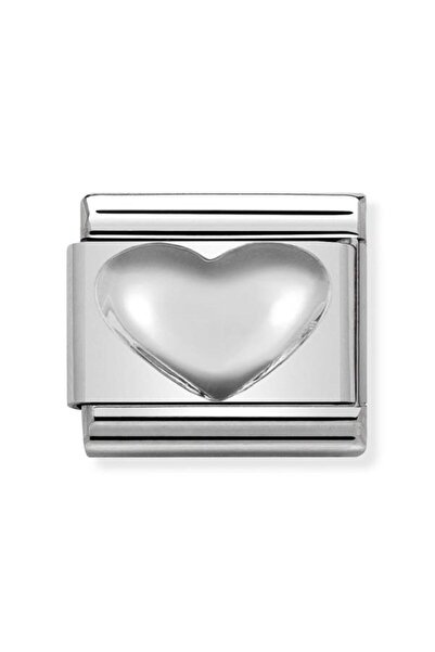 NOMİNATİON İtalyan Charm Composable Classic Dekoratif Link - Aşk - Kalp - (Heart) 925 Ayar Gümüş