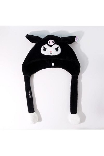 Aysenat Kuromi Plush Hat with Moving Ears and Lights