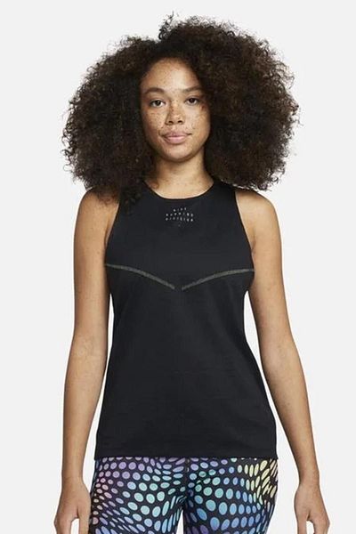 Nike Black Dri Fit Adv Run Division - Reflective Women's Tank Top