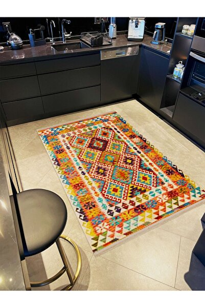 Rugs Modern Halı İnci Koleksiyonu Çok Renkli Etnik Geleneksel Desenli Dokuma ...