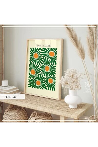 Tablomtr Metal Çerçeveli Gerçek Camlı Tablo Ferniso Tekli Set