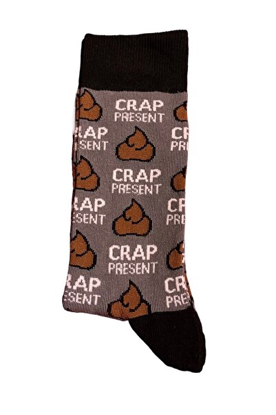 BABI'S SOCKS Crap Present Pattern Socks