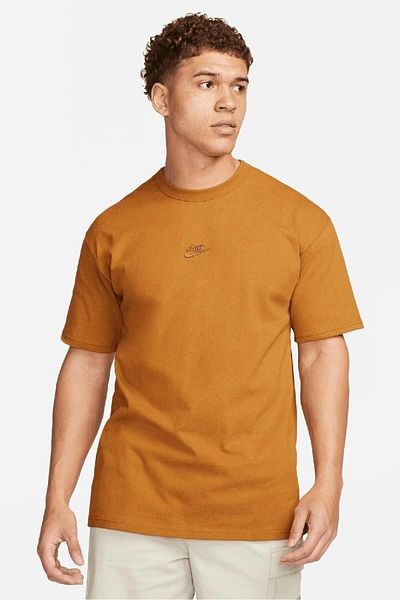 Nike Premium Essential Sust Unisex Loose Fit Tee Loose Fit Χοντρό μπλουζάκι μουστάρδα