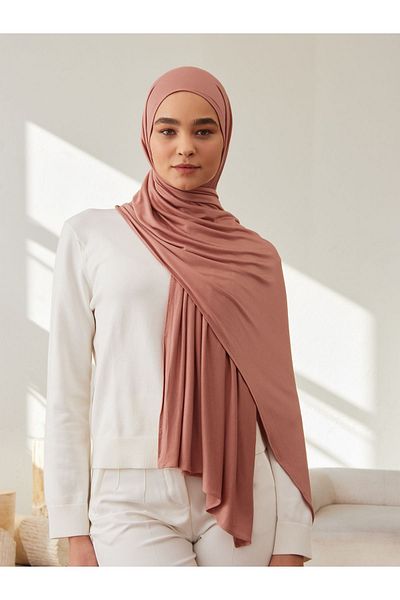 Femple Modest Premium Jersey Hijab - Χρώμα: Terracotta, Διάσταση: 180x70 cm