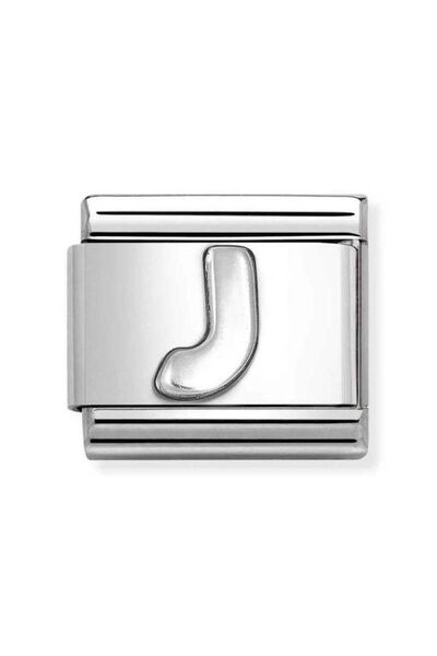 NOMİNATİON Composable Classic Dekoratif Link - Harfler - J - (10 J) 925 Gümüş