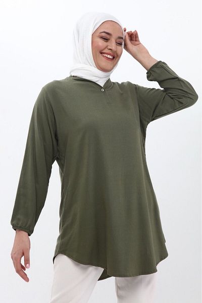 volkitolki Comfortable Viscose Soft Fabric - Cotton Woven Tunic