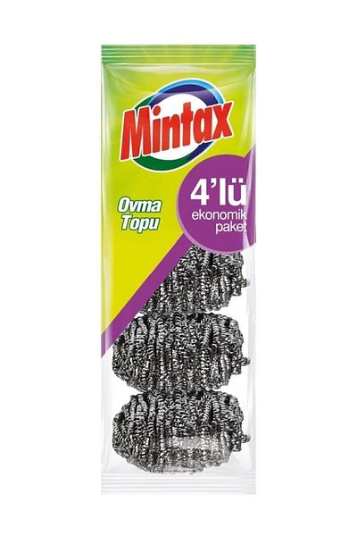 Mintax 4 Scrub Balls (1 Pack)
