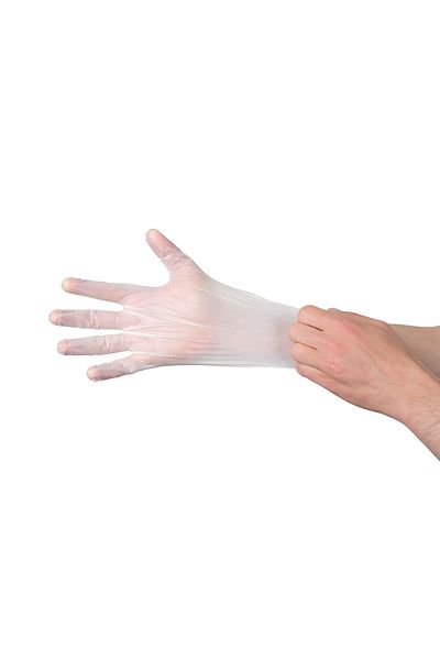 ADYMEDİKALVET New Generation White Gloves - 100 Pieces S 3 Pack, Powder Free Plus