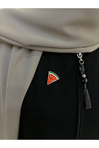 hicazavm filistin simgeli üçgen karpuz temalı yaka rozeti