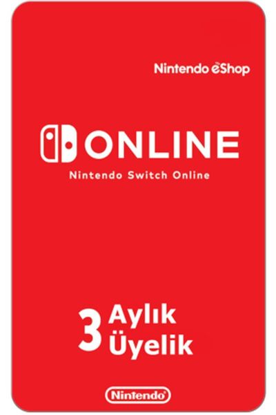 Nintendo Switch Online Üyelik (3 Aylık - US)