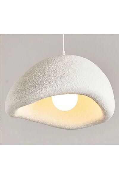 abacıshop Minimalist tasarımlı dokulu beton sarkıt avize İskandinav model