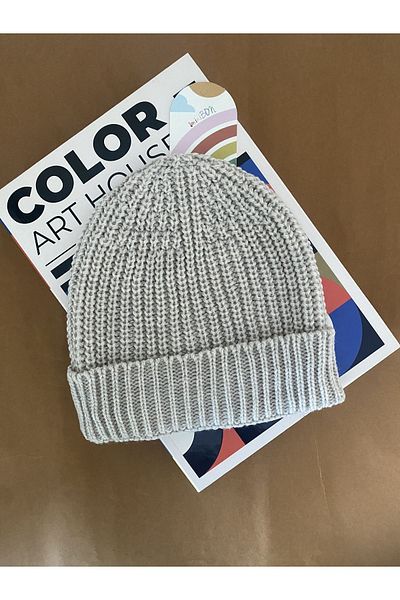minibonclub COPY - MİNIBONCLUB CYCLANIC KNITTING BASIC BEANIE STONE COLOR