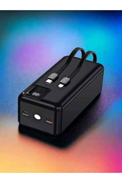 Kensa Powerbank 50.000 Mah Yeni Nesil Kendinden Kablolu 22.5 W Hızlı Ve Güçlü Pd