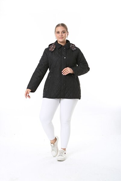 TUTveAL Collection Quilted Coat - Sôngya Resistant, Large Size, Door, Black