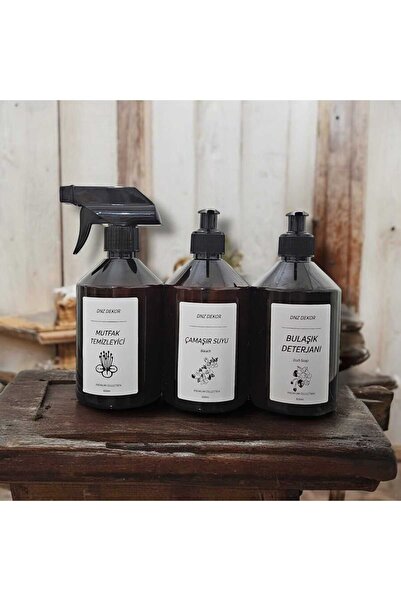 DNZ DEKOR Πλαστικό μπουκάλι 500 ml - Καθαριστικό κουζίνας, ξέσπαστρο και απορ...