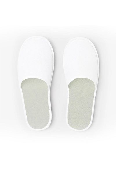 Balkan 100 Pieces of Double Hotel Non-Disposable Eco Slippers Unlined