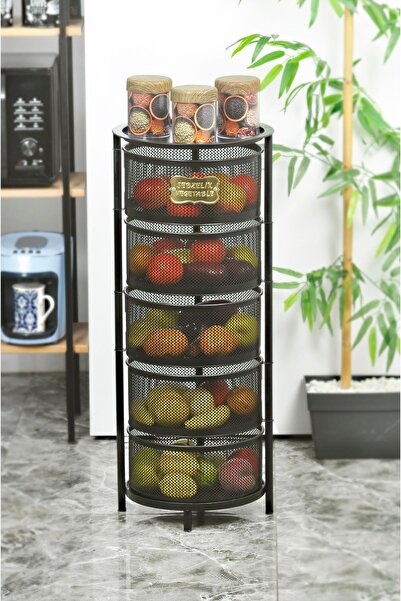 Yıldıray Metal 5 Katlı Metal Açılır Kapanır Paslanmaz Sebzelik