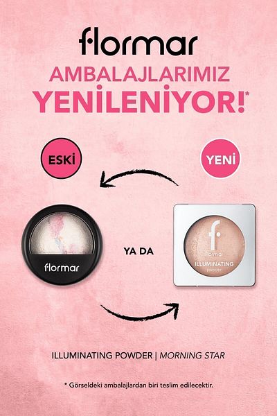 Flormar Intensive Pigmented Illuminator (COOL BOTTOM) - Illuminating Powder - 001 Morning Star -8682536053334