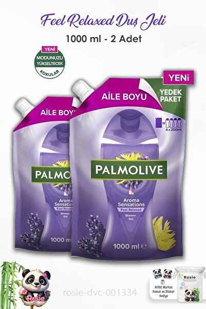 Palmolive 2'li Set Palmolive Aroma Sensations Feel Relaxed Duş Jeli 1000 ml v...