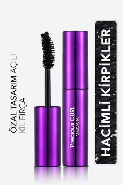 Flormar Volume and Curl Making Mascara (BLACK) - Precious Curl Mascara - Lf71 Classic -8690604197576