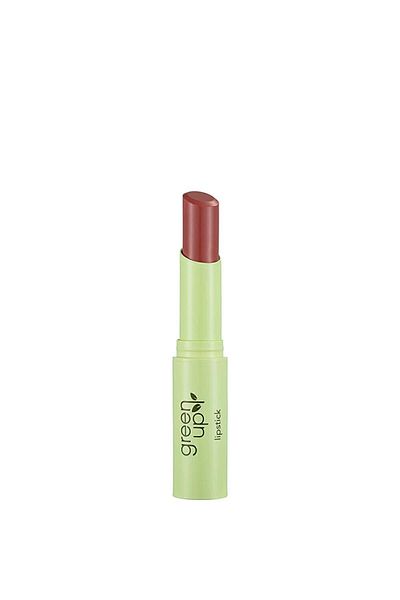 Flormar Creamy Textured Intense Pigmented Vegan Lipstick - Green Up Lipstick - 003 Natural Kiss-4251903322188
