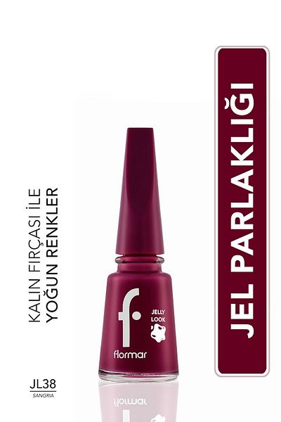Flormar Flormar Jelly Look Nail Enamel JL38 Sangria
