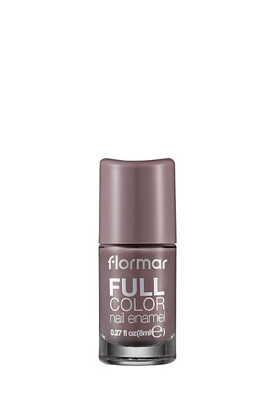 Flormar Shiny Intense Pigmented Nail Polish - Full Color Nail Enamel - Fc74 Greige