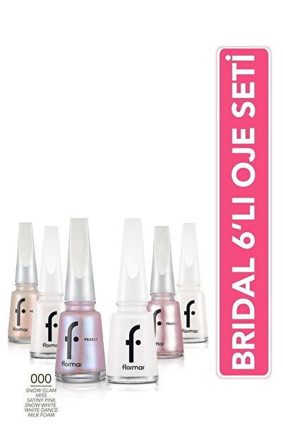 Flormar Bridal 6'lı Oje Seti