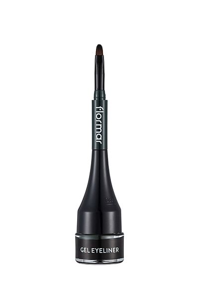 Flormar Intense Pigmented Matte Gel Eyeliner with Special Brush Head (GREEN) - Gel Eyeliner - 004 -8690604591909