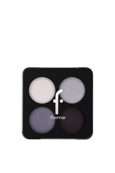 Flormar Matte and Shimmering Eyeshadow Palette - 002 Black Purechy -8682536051163