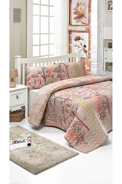 Eponj Home Tek Kişilik Kapitone Yatak Örtüsü Seti Urla Bej