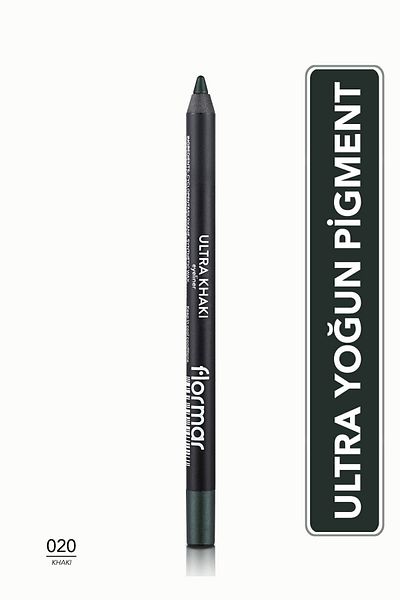 Flormar Khaki Eyeliner - Ultra Eyeliner 020 Khaki8690604547241