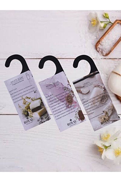 ROYAL MUM 3 Adet Kokulu Kese Royal Bella -soft Linen - Beyaz Sabun