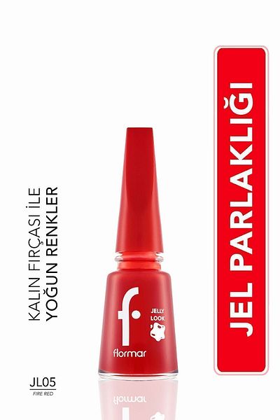 Flormar Flormar Jelly Look Nail Enamel JL04 Scarlet 11ml