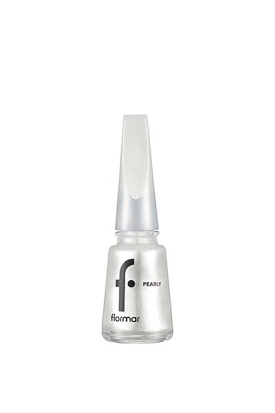 Flormar Sedefli Parlak Oje (Beyaz) - Pearly Nail Enamel - PL201 Luxury White - 8682536035422