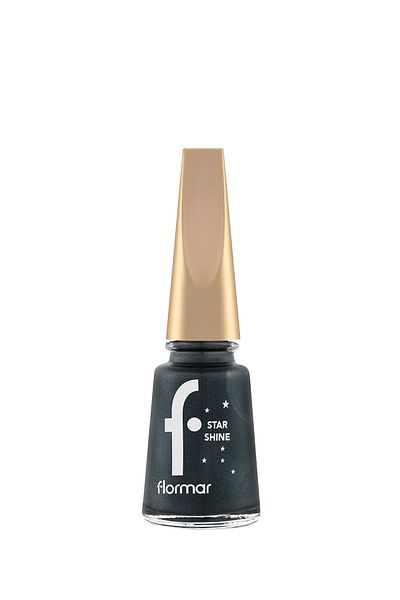 Flormar Shiny Metallic Nail Polish - Star Shine Nail Art - 006 Dark Romance