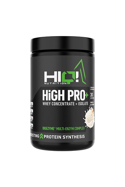 HIQ NUTRITION Hiq High Pro+ 900Gr Vanilla Ice Cream Flavored