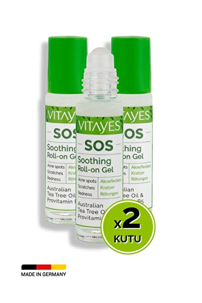 VITAYES Akne Sivilce Siyah Nokta Cilt Problemlerini Onarıcı Doğal Çay Ağacı Özlü Serum 2'li Avantajlı Set