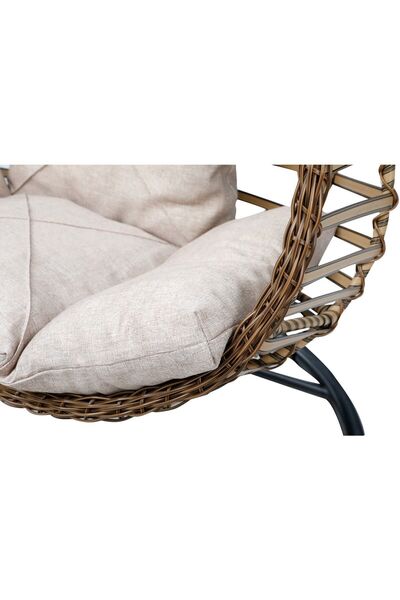 Tu Tienda Rattan Tek Kişilik Bahçe Balkon Ev Salıncağı,kahverengi