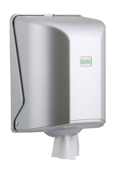 Vialli Internal Pull Paper Towel Dispenser Gray Og1m