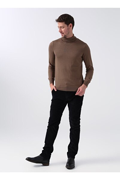 Fabrika Comfort Normal Bel Dar Paça Siyah Erkek Chino Pantolon Cm Pnt 607