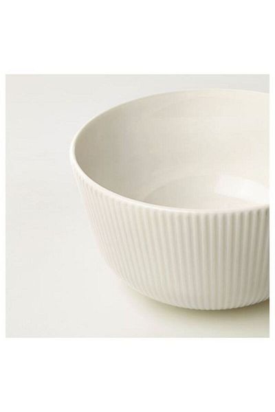 IKEA Ofantlıgt 13 Cm White Bowl Feldispat Porcelain