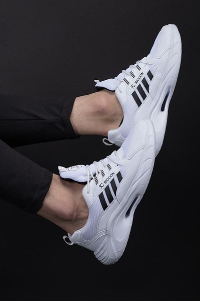 Riccon Torrine 001293   Modell Unisex fehér fekete tornacipő