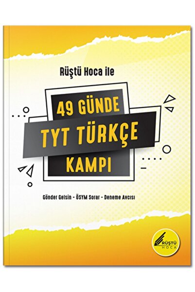Rüştü Hoca YKS TYT Rüştü Hoca ile 49 Günde Türkçe Kampı Rüştü Hoca