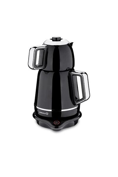 KORKMAZ A332-04 Demiks Black/Chrome Electric Tea