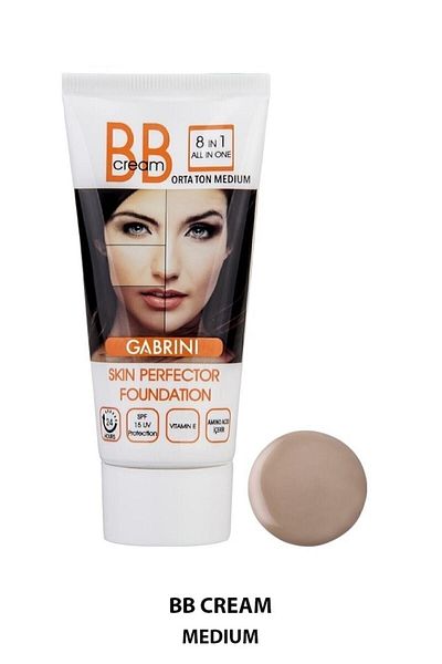Gabrini 8 In 1 BB Cream - Medium Tone Medium