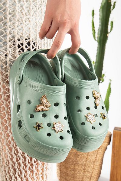 PLN SHOES Παντόφλες Νοσοκομείου Άνετης Σόλας Υψηλής Κλίμακας - Cook Nurse Doctor Cross