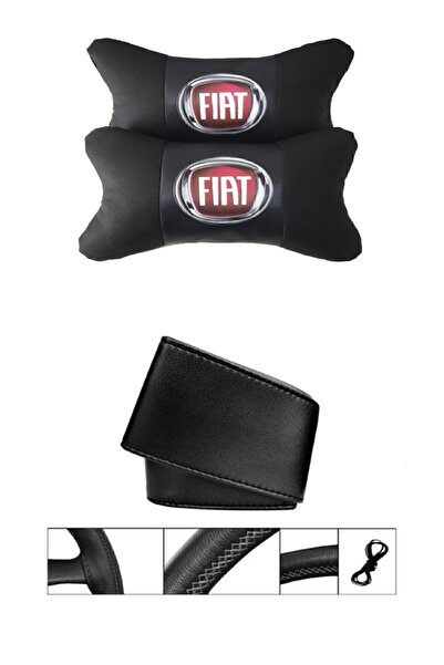 AYAZGURUP Fiat Egea Cross Dikmeli Direksiyon Kılıfı 5d Ortopedik Boyun Yastığı