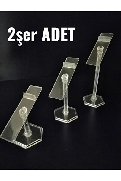 3 Lü Ayakkabı Standı, Ürün Teşhiri Için Şeffaf Stand